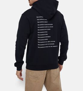 The Kooples Zip-up Logo Printed Hoodie, Model View