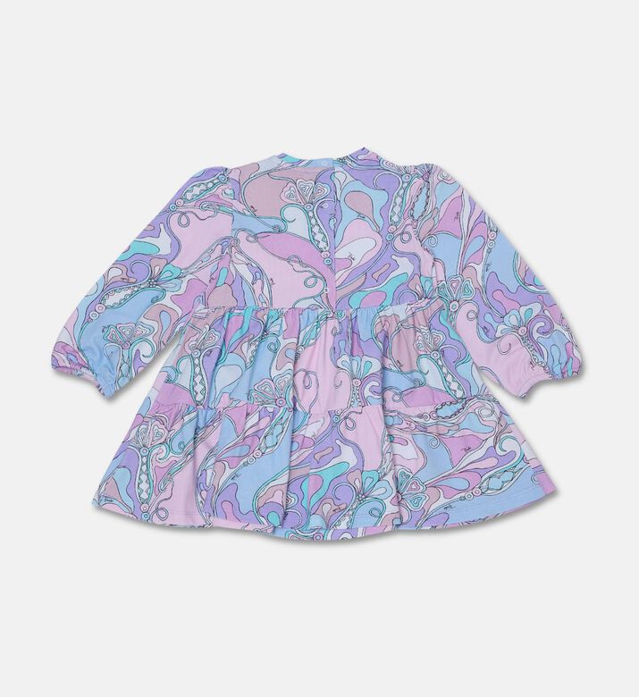 Emilio Pucci Patterned Jersey Kids Dress, Packshot View
