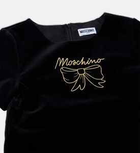 Moschino BKT Gold Bow-embroidery Dress, Packshot View