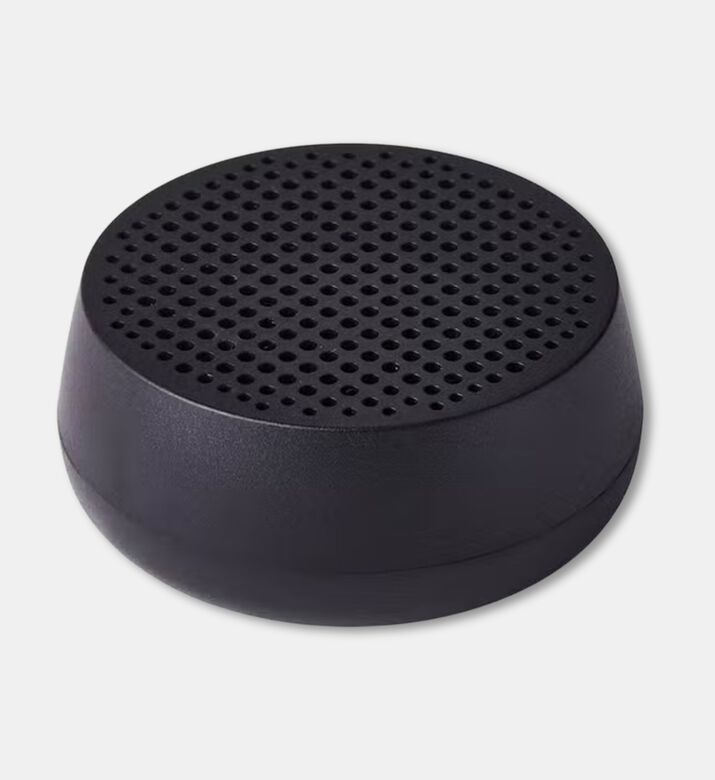 Lexon Design Mino Pocket Bluetooth Speaker, Black, Packshot View