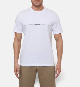 Corneliani Designer Graphic Cotton Jersey, Model View