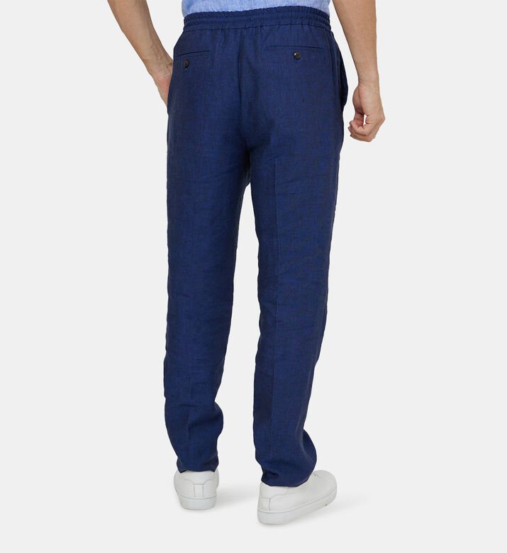 Wool Drawstrings Chino Trousers