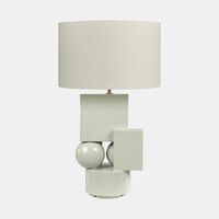 Geometric Sculptural Table Lamp