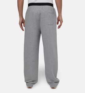 MM6 Elastic Waistband Wide-leg Pants, Model View