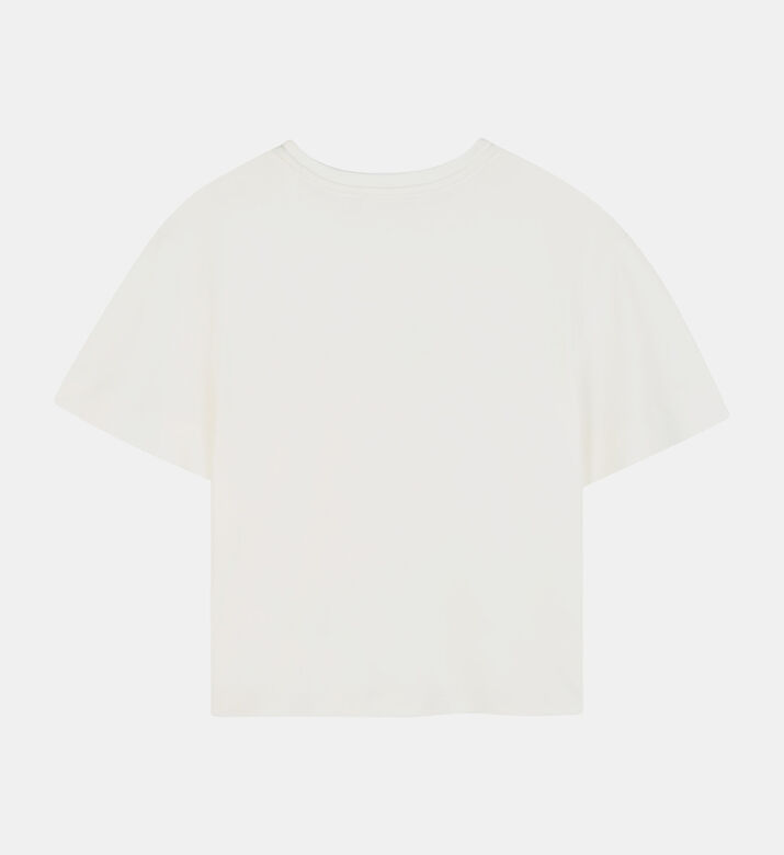 Logo-print Short-sleeve Cropped T-shirt