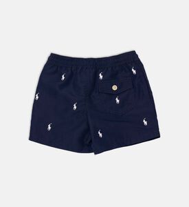 شورت سباحة بطبعة شعار على كامله