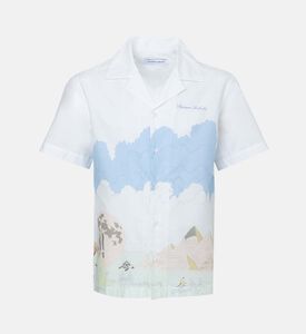Morney Short-sleeve Cloud-print Shirt