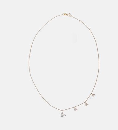 Multi Triangle-shaped Pendant Necklace