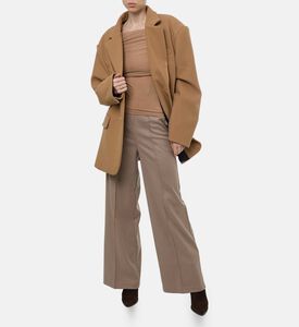 Source Unknown Button Closure Regular-fit Blazer, Light-brown, Model View