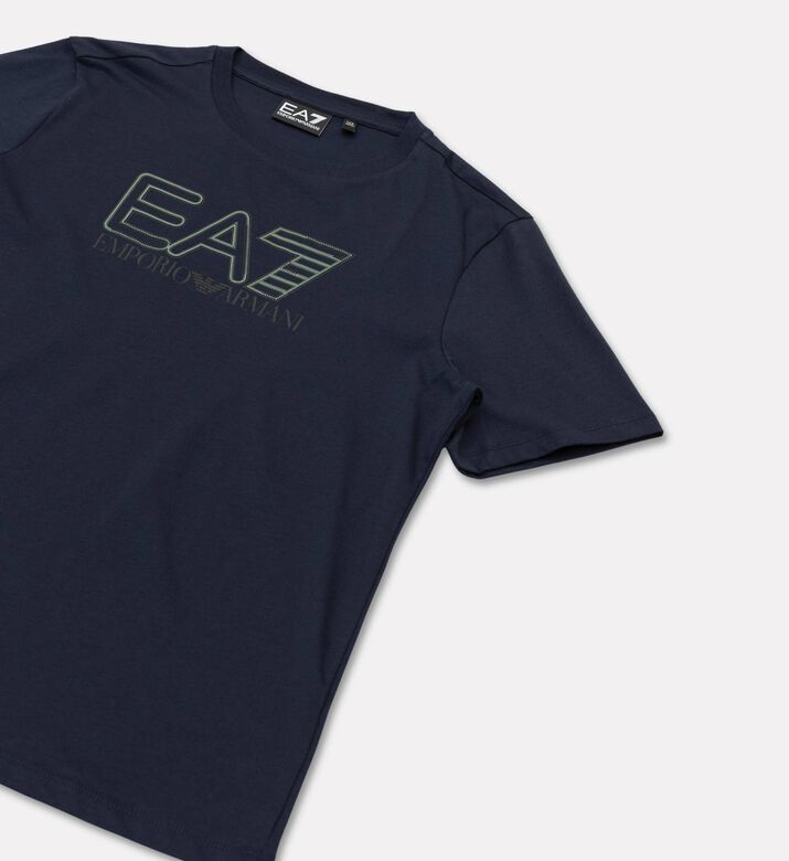 EA7 Cotton Classic Crewneck T-shirt, Packshot View