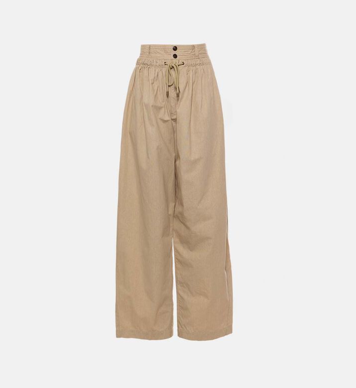 Wide Leg Cotton Pants