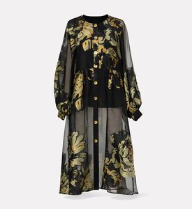 Poca and Poca Floral-embroidery Puffy Sleeve Blouse, Packshot View