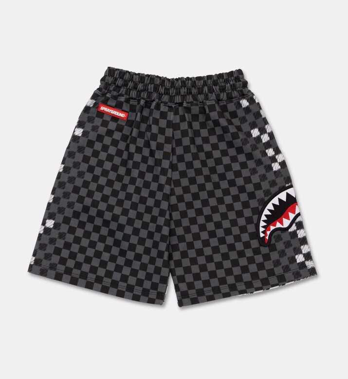 Sprayground Checkered Sketch Jersey Shorts, Packshot View
