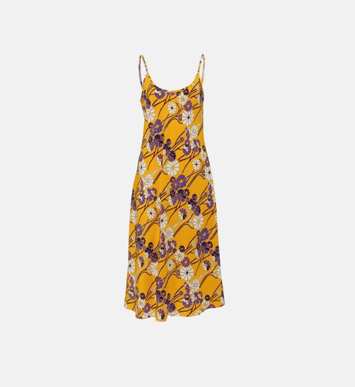 Edo Silk Floral-print Slip Dress