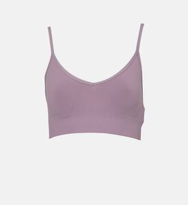 بلوزة بدون أكمام بياقة دائرية