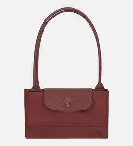 Longchamp Foldable Nylon Top-handle Tote Bag, Burgundy, Packshot View