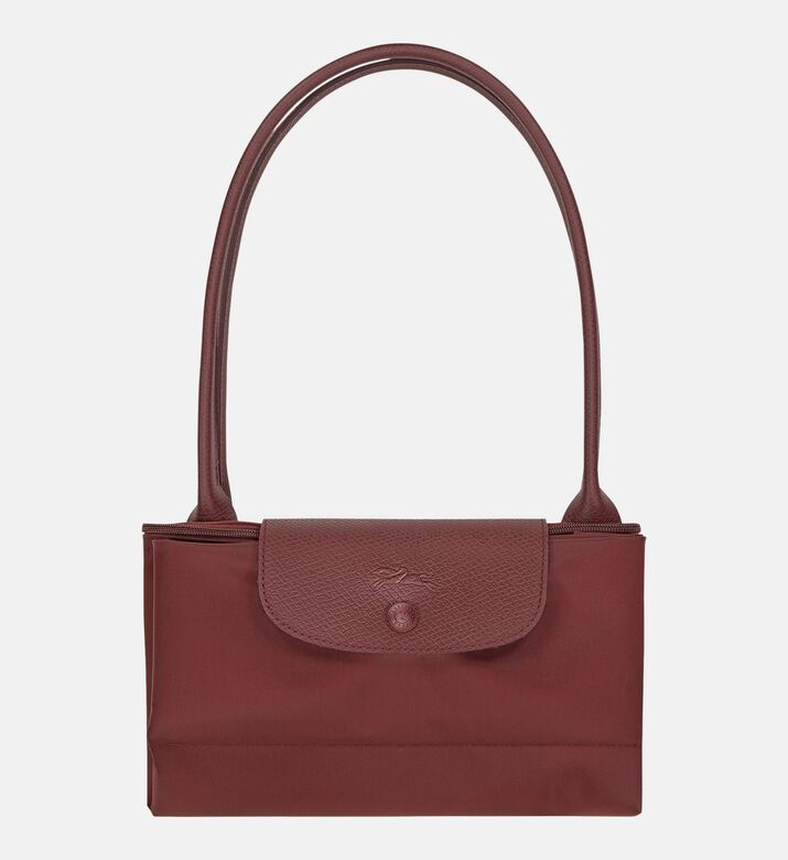 Longchamp Foldable Nylon Top-handle Tote Bag, Burgundy, Packshot View