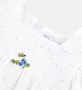 بلوزة أطفال بتطريز إنجليزي