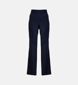 بنطال واسع مخطط