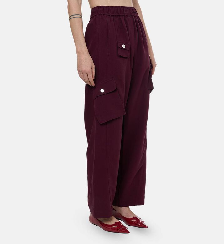 Ganni Casual Multi-pockets Pants, Model View Ganni Casual Multi-pockets Pants, Model View