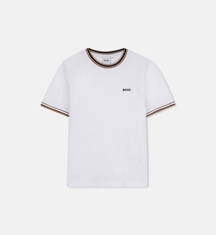 Stripe-detailing Short-sleeve T-shirt