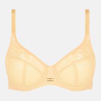 V-neck Floral Lace Bra