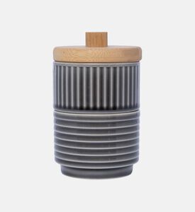 طقم وعاء تقديم بغطاء مكون من قطعتين