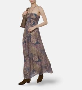 Ba and Sh Printed Strappy Maxi Dress, Model View