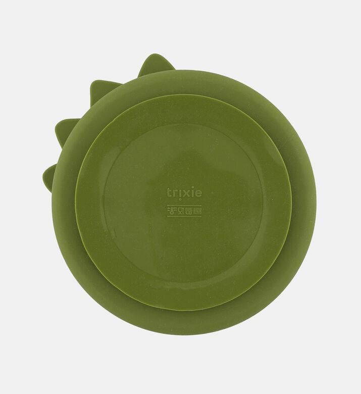 Mr. Dino Suction Silicone Divided Plate