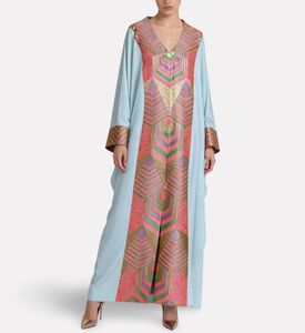Savanna Kaftan, Light-green, Model View