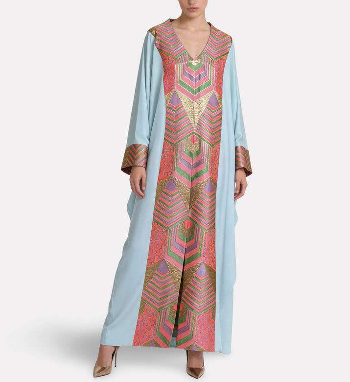 Savanna Kaftan, Light-green, Model View