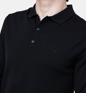 Merino Wool Polo Sweatshirt