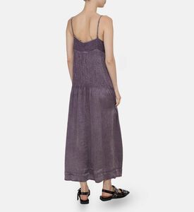 Pleated Sleeveless Maxi Dress