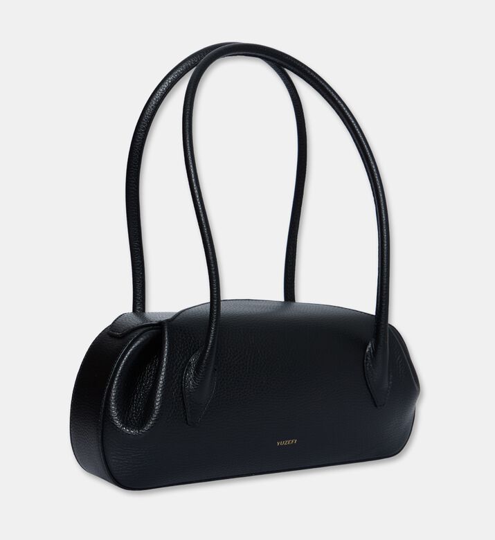 Yuzefi Bag Oyster Shoulder, Black, Packshot View