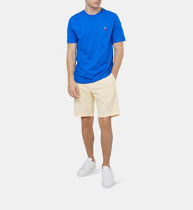 تي شيرت جيرسيه من القطن الخالص بشعار الماركة