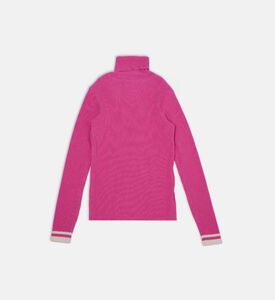 سويت شيرت بياقة مستديرة مطرزة بلوغو