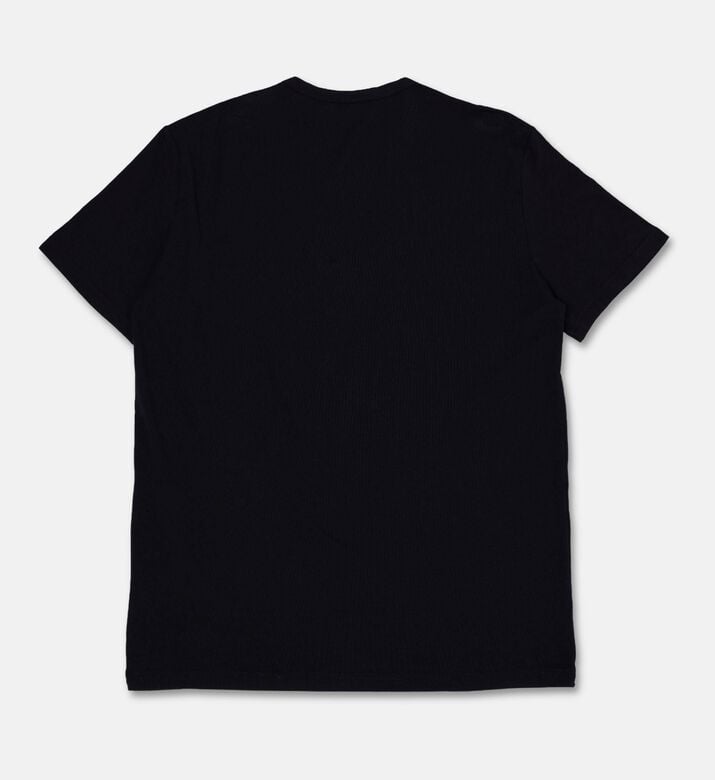 Emporio Armani Logo-detail 2-pack Crewneck Short-sleeve T-shirts, Black, Xl, Packshot View