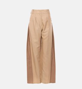 Bicolor High-waist Pants