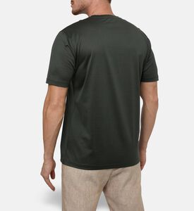 Corneliani Cotton Jersey T-shirt, Green, 56, Model View