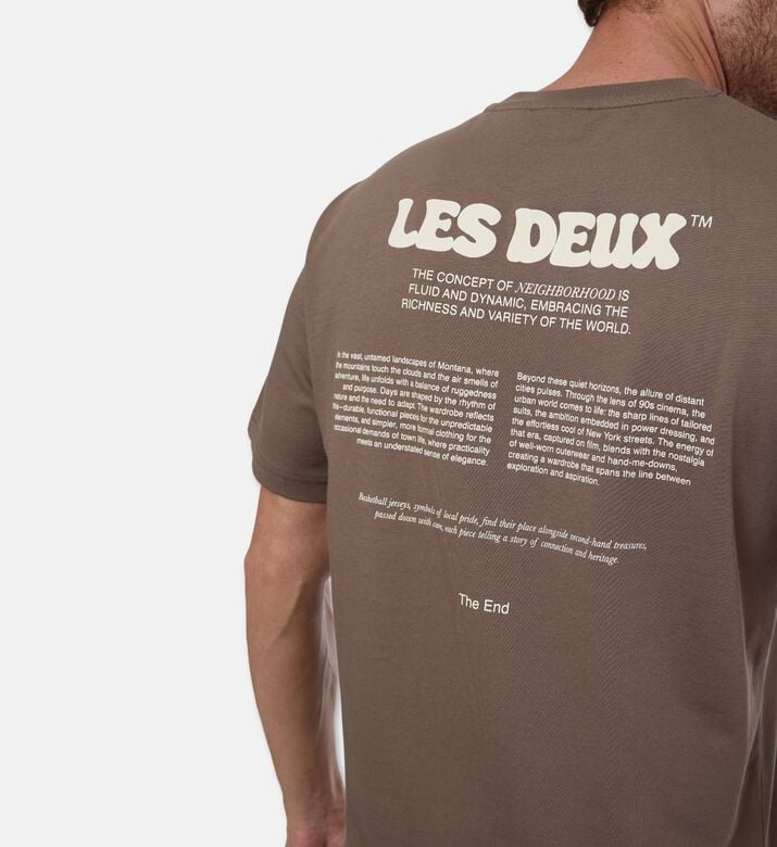 Les Deux Ts Dynamic, Brown, Xl, Model View