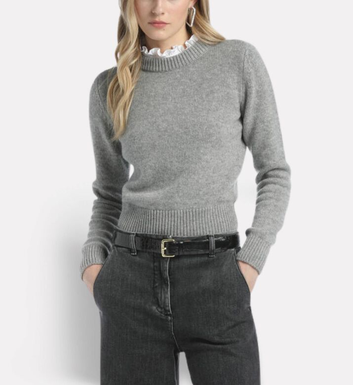 Luisa Spagnoli Pullover, Grey, L, Model View