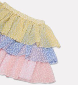 Stella McCartney Floral-print Triple-tiered Ruffle Skirt, Packshot View