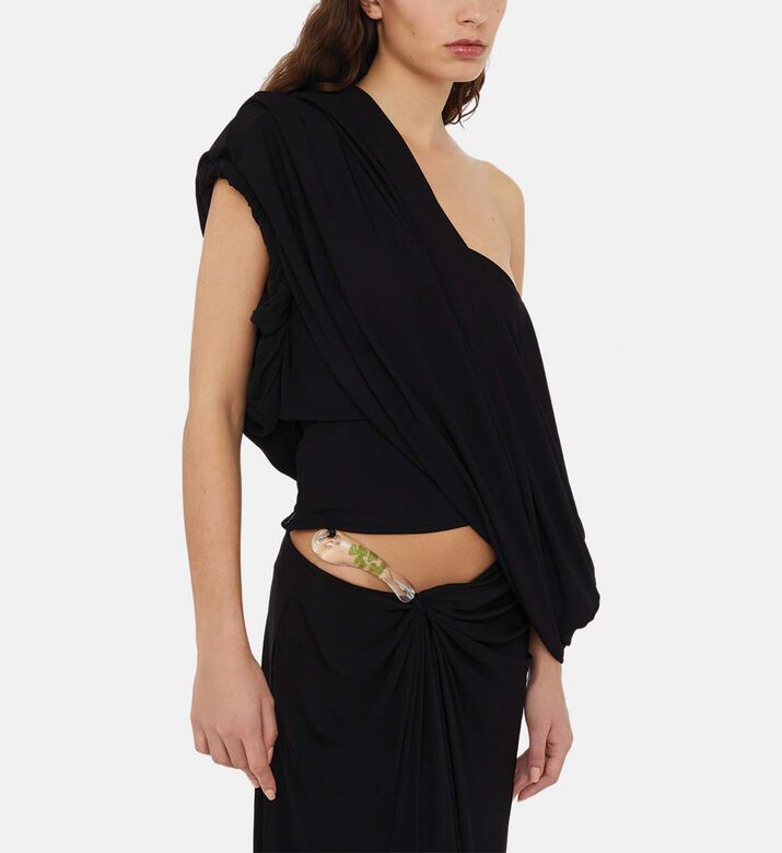 Asymmetric Off-shoulder T-shirt