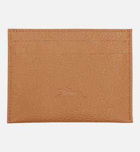 Longchamp Grain Leather Slim Cardholder, Packshot View