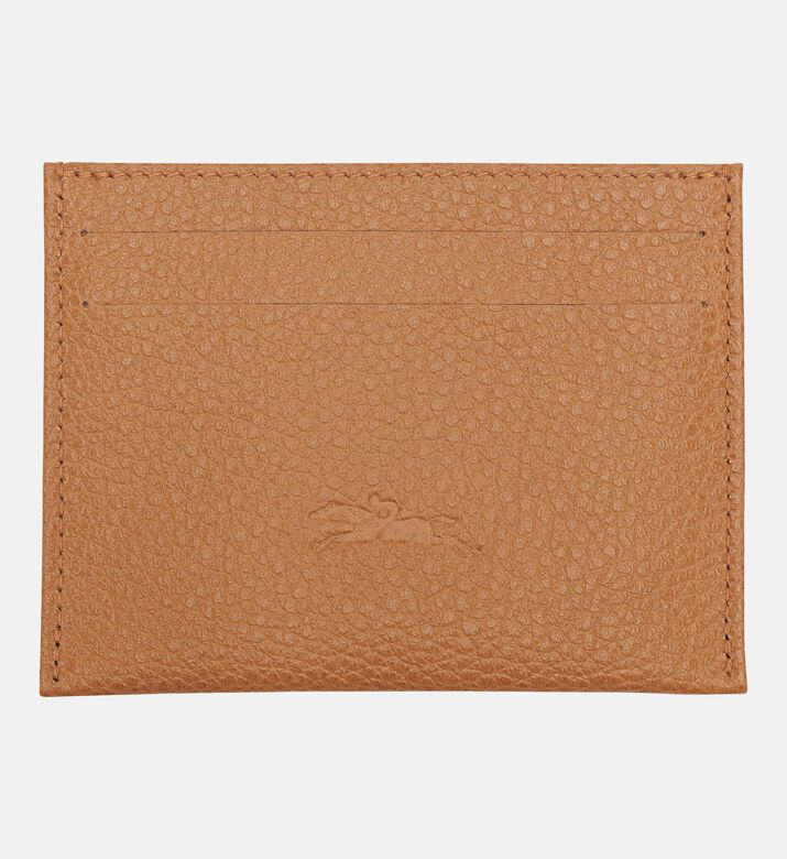 Longchamp Grain Leather Slim Cardholder, Packshot View