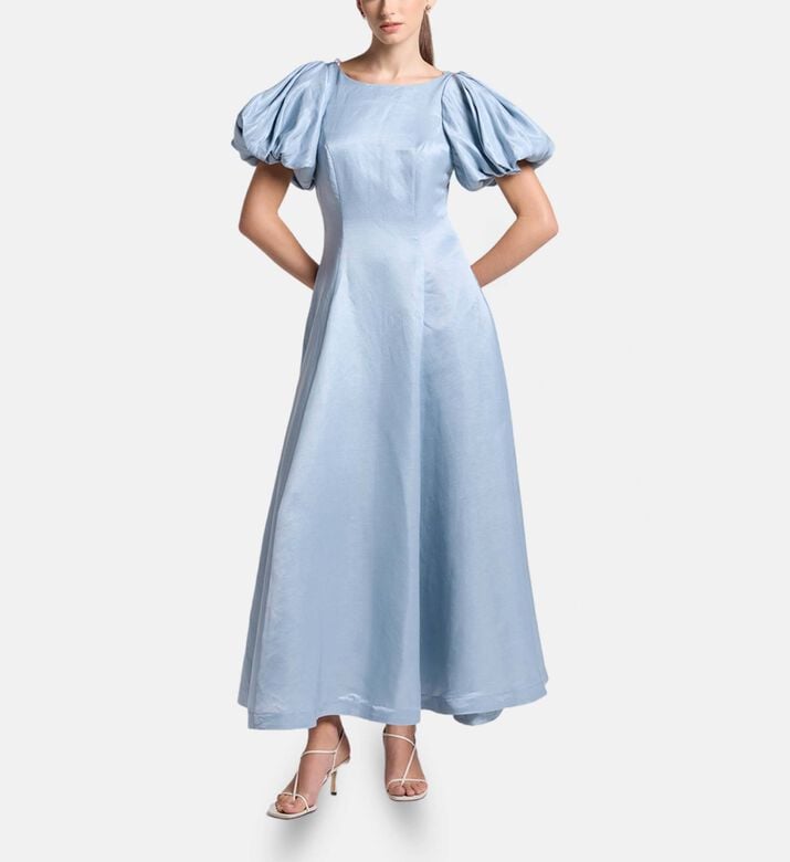 Carter and White Rosalind Pearl Neckline Maxi Dress, Model View