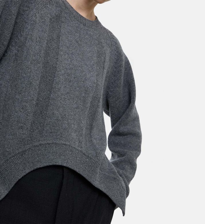 Plan C Cut-out Detail Long-sleeve Sweater, Model View
