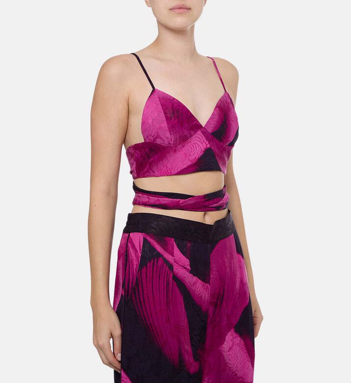 Niluu Sleeveless Cropped Top, Model View