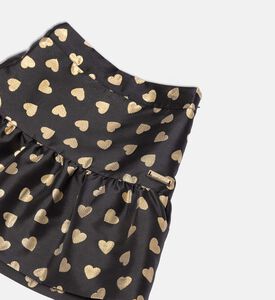 تنورة بنقشة قلب