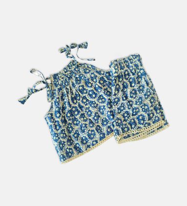 Printed Top Shorts Set